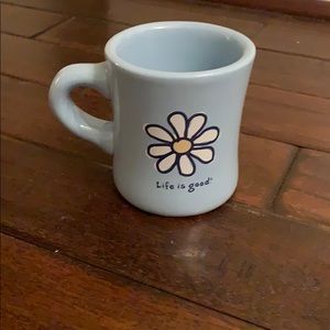 Life is Good Blue Mug